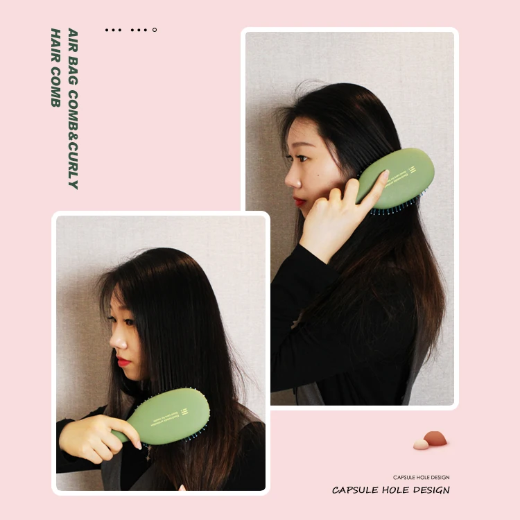 
Air Bag Cushion Hair Brush Anti Static Comb Hair Styling Curly Scalp Massage Bristle Hair Brush Combs 