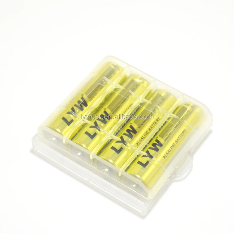 LYW Factory Wholesale OEM/ODM Factory Supplier Performance 1.5V LR6 Blister card primary alkaline AA Battery Pack For Toy Cars