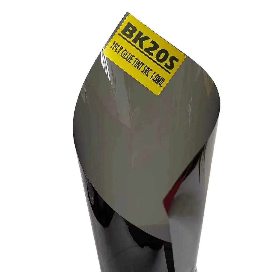 BK20S GLUE TINT FILM VLT 20% IR 11% UV 99%  ANTI HEAT CERAMIC SOLAR CONTROL WINDOW TINTING AUTOMOTIVE  GLUE TINT  FILM