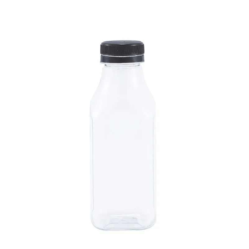 
500ml fruit juice yogurt plastic bottle conical bottle big mouth round bottom milk tea bottle 