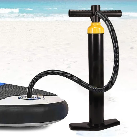 Wholesale Air Mattress Double Action Hand Pump with Pressure Gauge for Inflatable Boat SUP