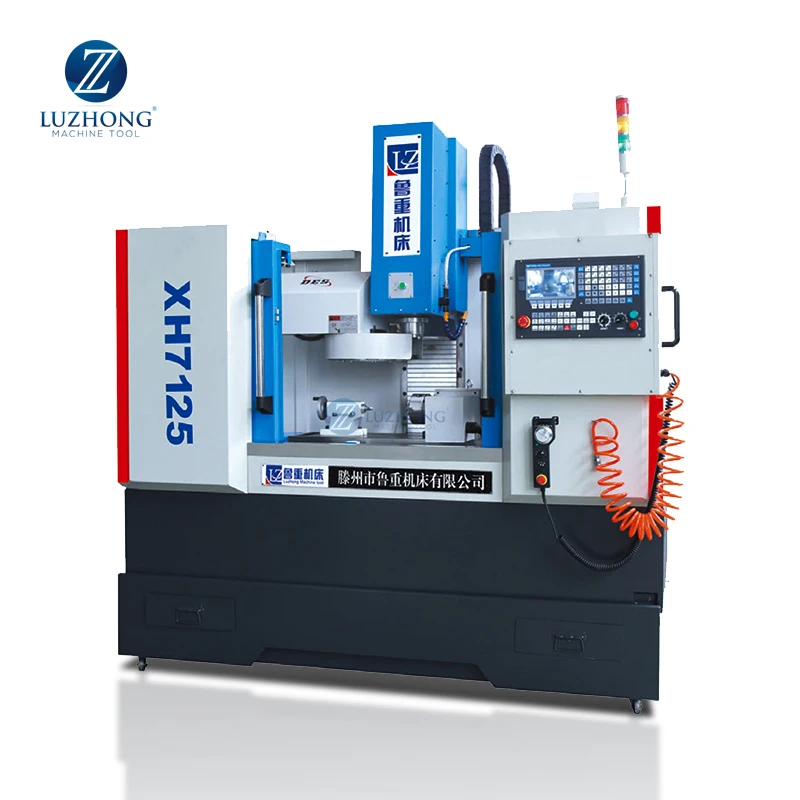 XH7125 низкая стоимость 3 оси CNC фрезерный станок с ЧПУ по низкой цене