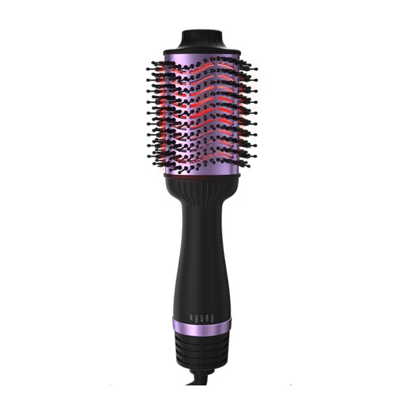 Blow Hair Dryer Volumizer Salon Negative Ionic Straightening Professional Brush Hair Dryers Hair Dryer Brush Hot Air Brush