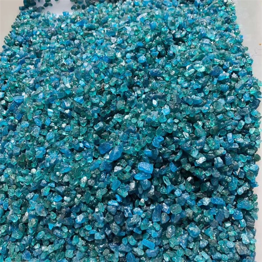 Wholesale Apatite Tumble Stone Natural Blue Apatite Tumbled Crystal Gravel For Crystal Healing Stones