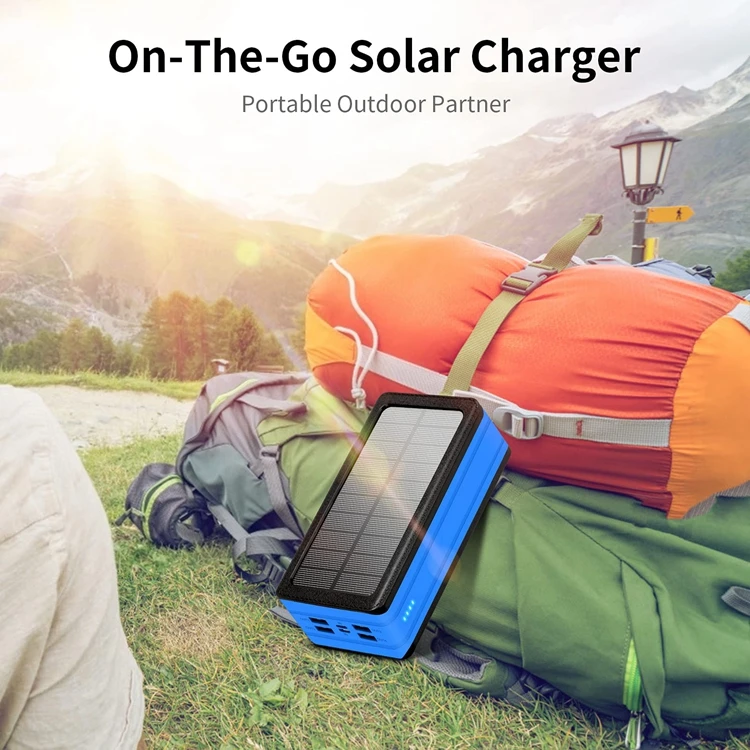 Wholesale Shenzhen Charger Iphone Solar Power Bank 50000mah Mobile Phone Powerbank 2022 For Cell Phone
