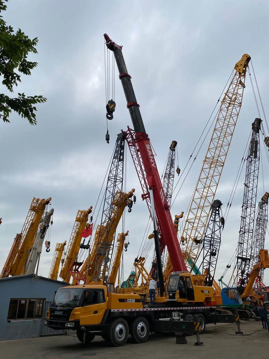 2017 Year Truck Cranes Sany Used 70 Ton Crane Ton STC750 Used Cranes For Sale