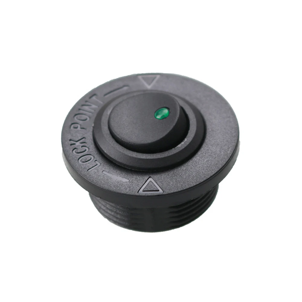 12 В светодиодный Круглый кнопочный переключатель вкл./выкл. Для автомобиля, фургона, приборной панели