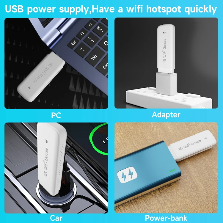 Беспроводной 4G LTE USB МОДЕМ WIFI роутер со слотом для SIM-карты портативный карманный маршрутизатор Встроенная антенна широкополосная