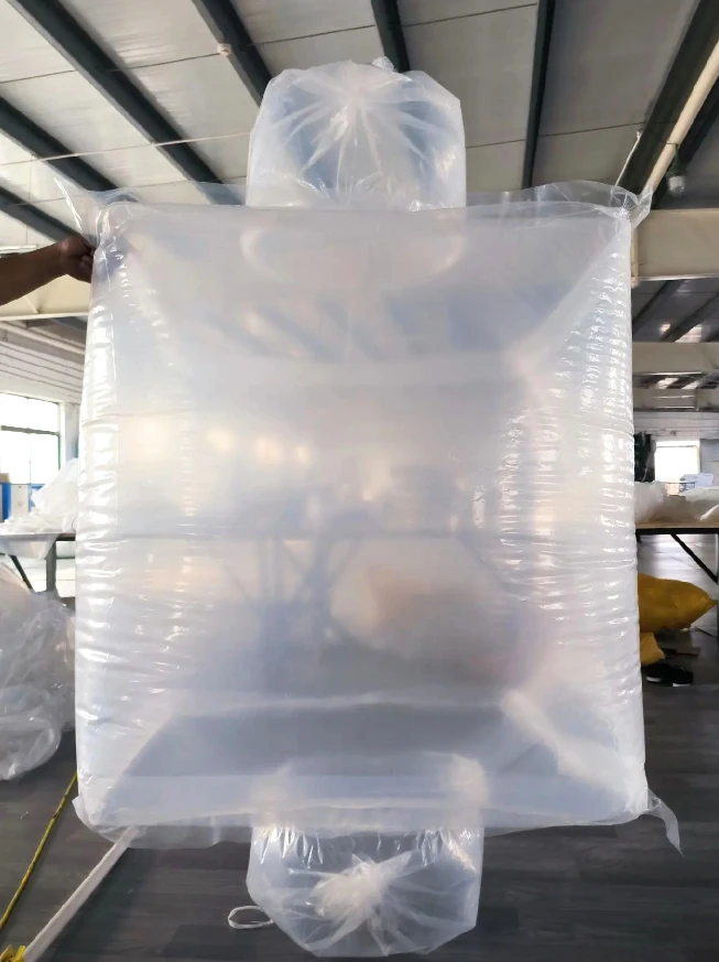 Dampproof and anti-pollution PE film container liner shipping container big bags 20ft or 40ft bulk container liners