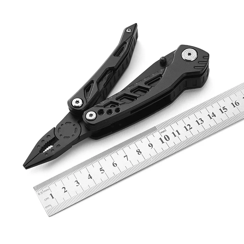 13 In 1 Multitool with Safety Locking Professional Stainless Steel Multitool Pliers Pocket Knife Apply to Survival,Camping