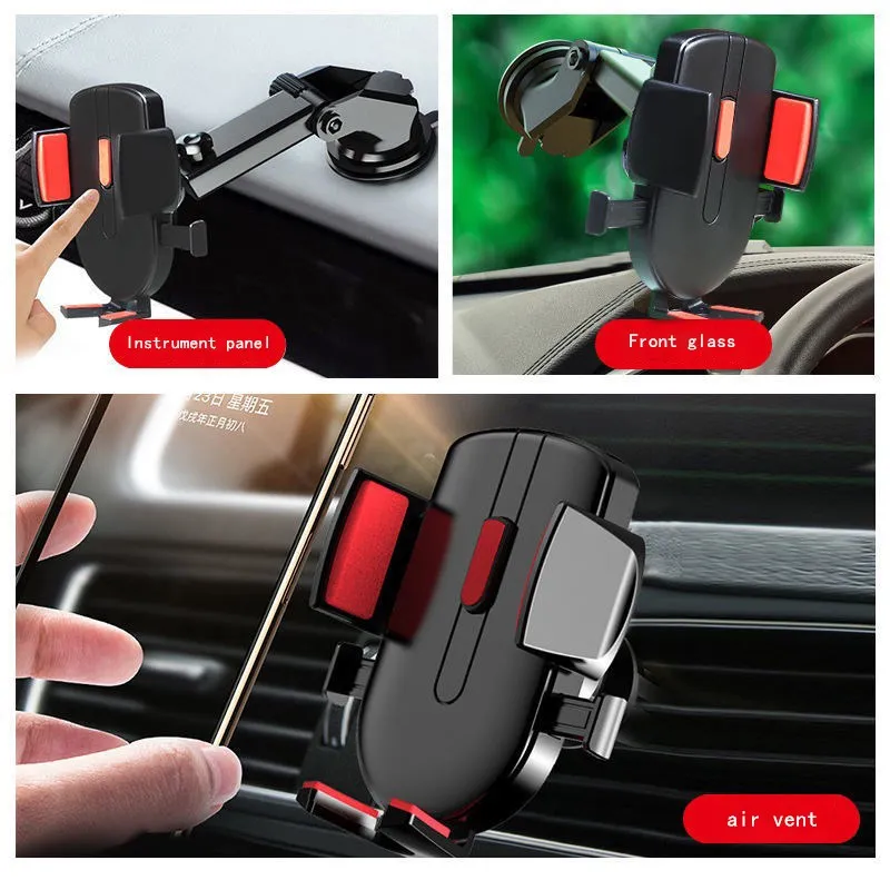 Multifunctional mobile phone holder for automobile suction cup OEM