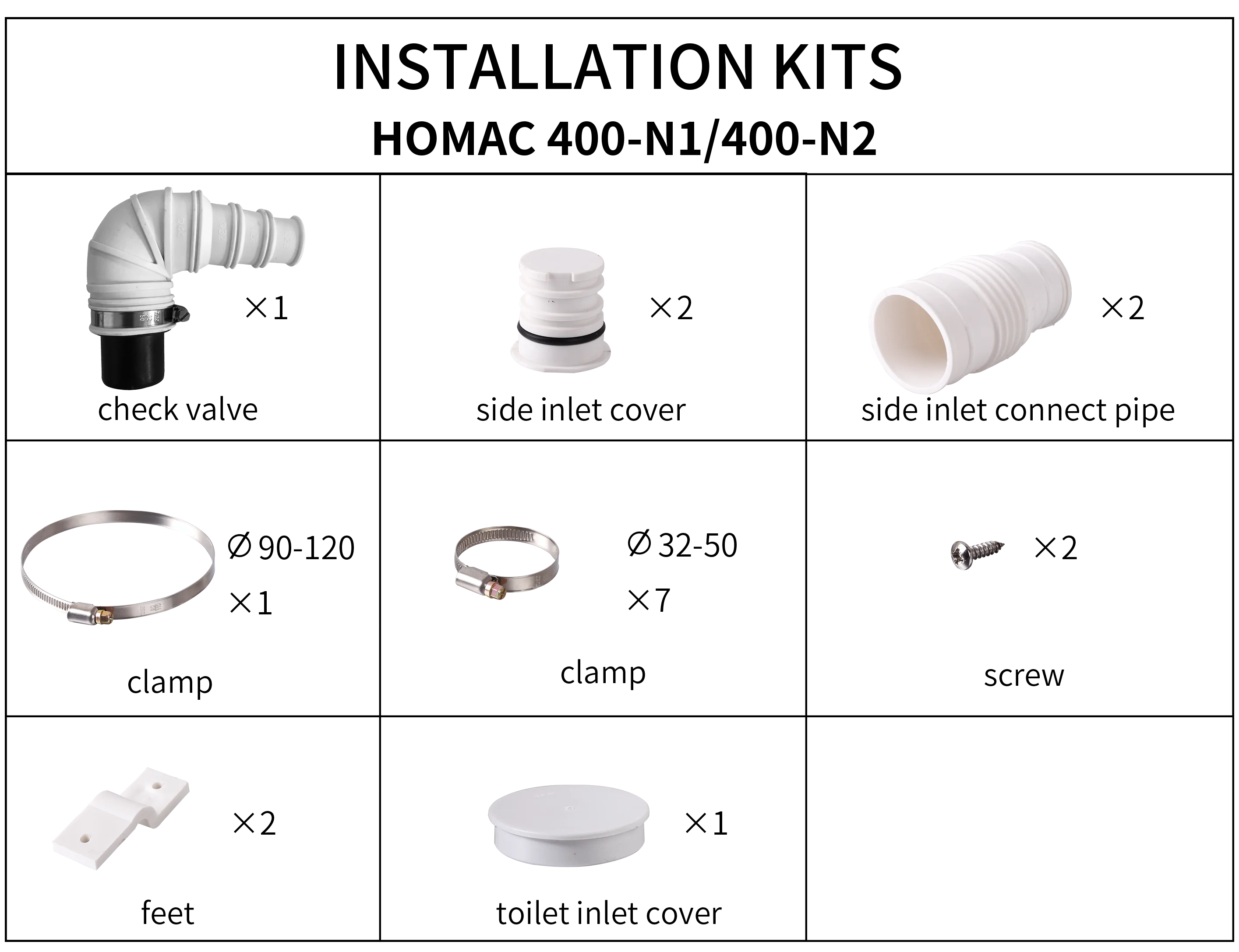 HOMAC 550-N1(550W) bathroom sanitaire broyeur macerator pump for waste water