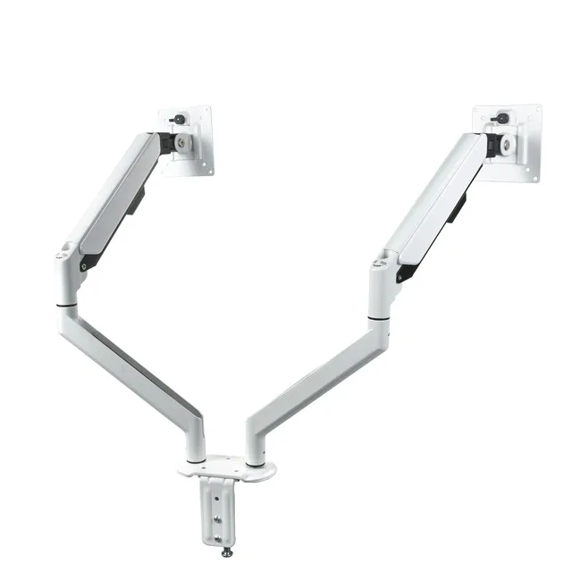 Double Monitor Fully Adjustable For Vesa 75*75 To 100*100mm PC Vesa Monitor Arm Desk Mount