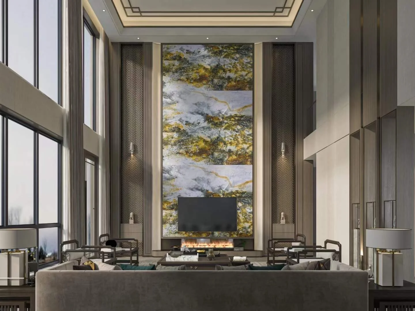 Natural Stone Brazil Multicolor Quartzite For Floor Tiles Wall Panels Stairs Wall Decor Kitchen Island Tabletop Counter