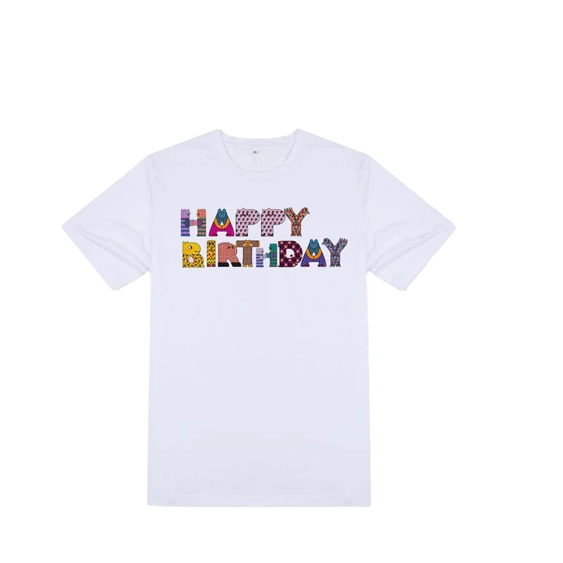 Оптовая продажа футболок из 100% полиэстера с сублимационной печатью на заказ