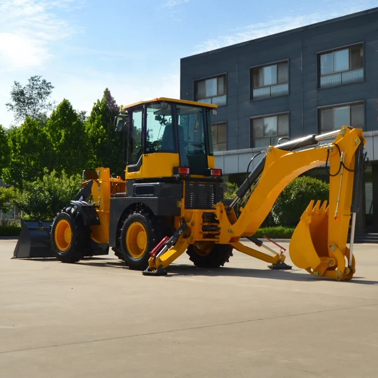 TOSH Mini 4x4 Wheel Loader WZ40-28 Articulated Type Backhoe Loader Diesel Loader With Attachments