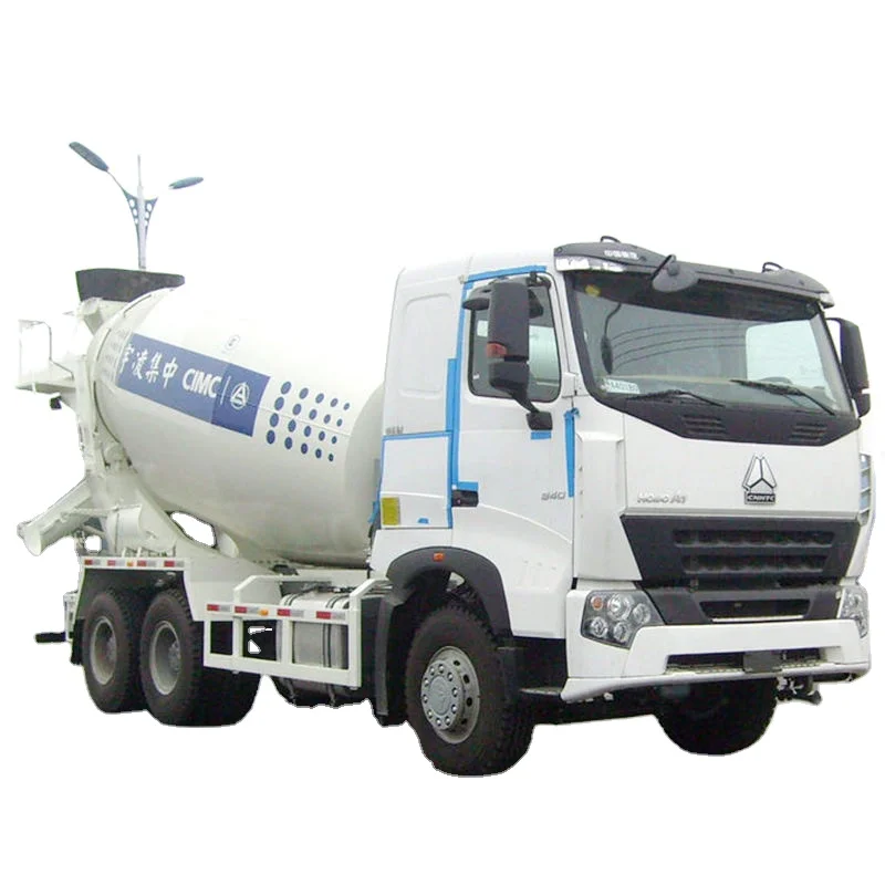 Sinotruk 6X4 8X4 4X2 Cement Mixer Pump Tank Construction Mixing Drum Truck HOWO Mobile Concrete Mixer Truck