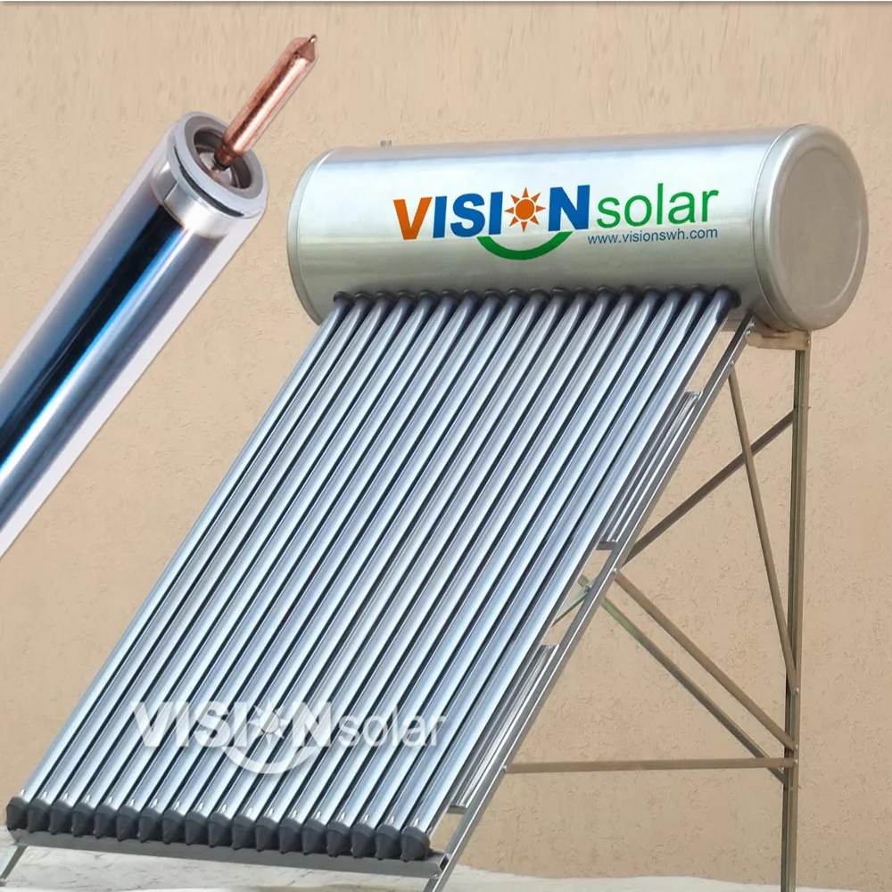 Медные тепловые трубы, нагревательная вода с солнечной энергией
