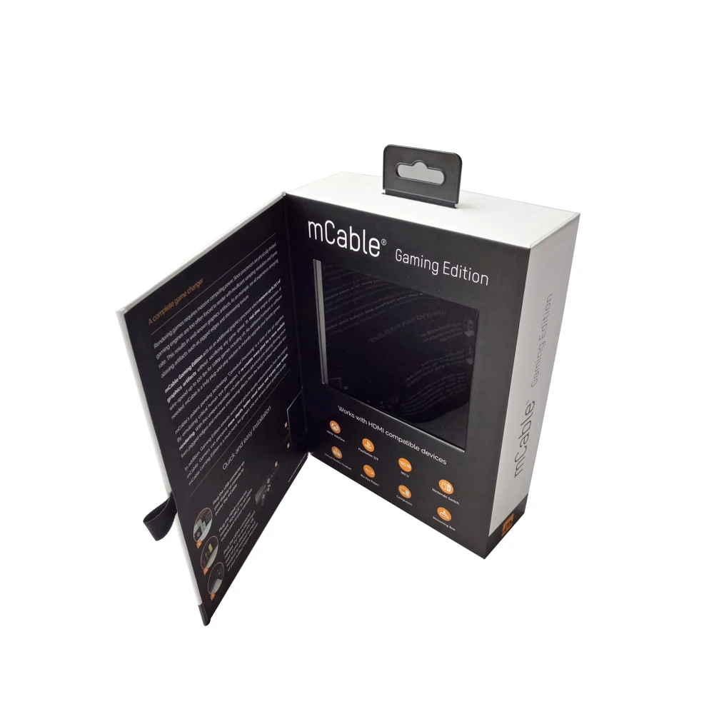 Cable usb micro data cable packaging  box