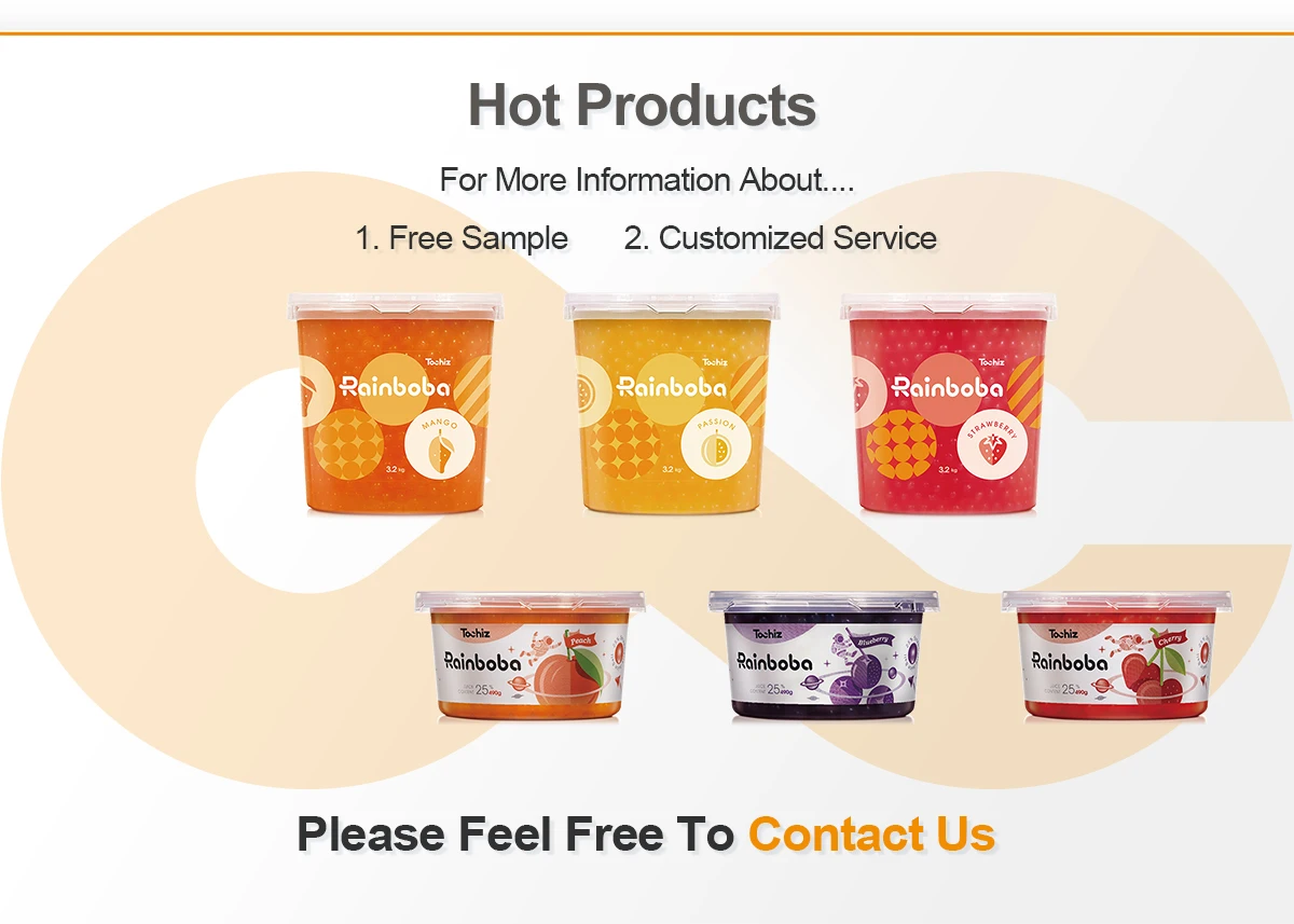 Taiwan Brand Best Quality Good Taste Konjac 490G Juice Balls Peach Flavor Pearl Boba Ready To Eat