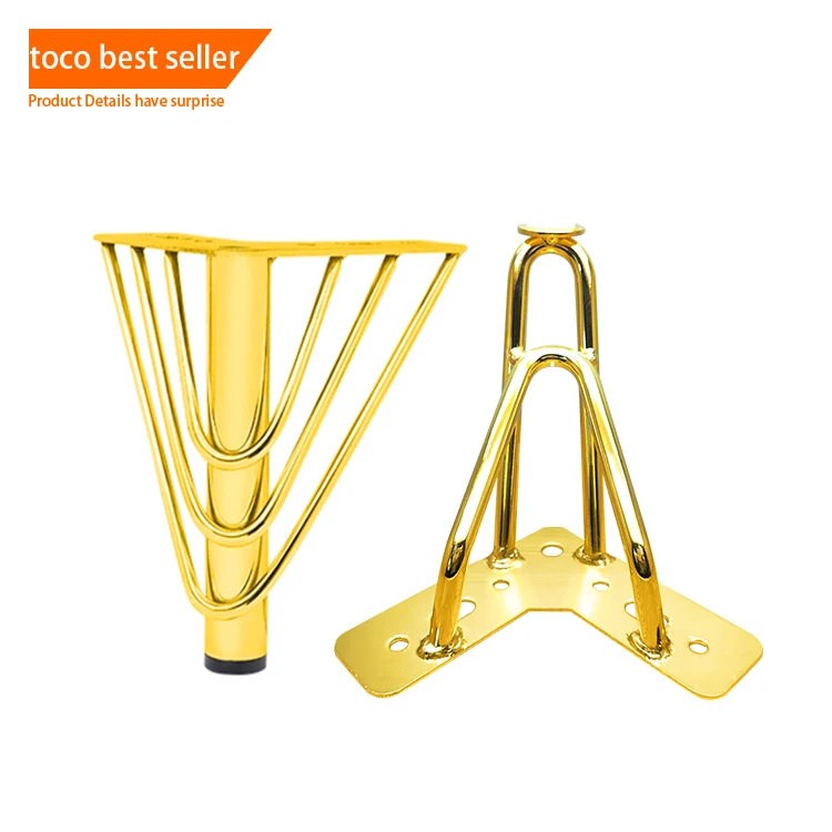 Hardware Accessories Sofa Furniture Legs Living Room Furniture Feet Sofa Legs Gold Hairpin Furniture Legs