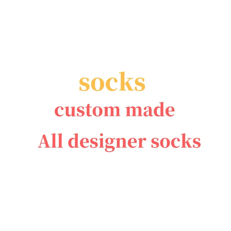 Женские роскошные носки известного бренда, носки из чистого хлопка, модные дизайнерские носки с мультяшным рисунком