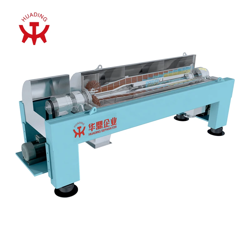 Steel plant supporting coking plant coal tar treatment three-phase decanter centrifuge