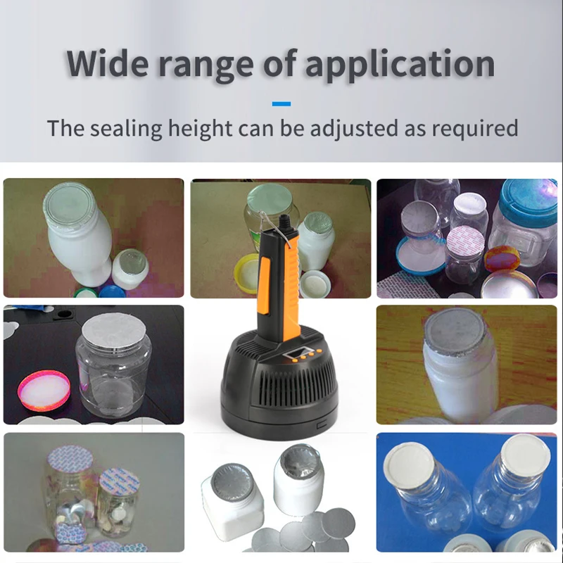 Portable cap sealer machine electromagnetic induction aluminum foil container sealing machine