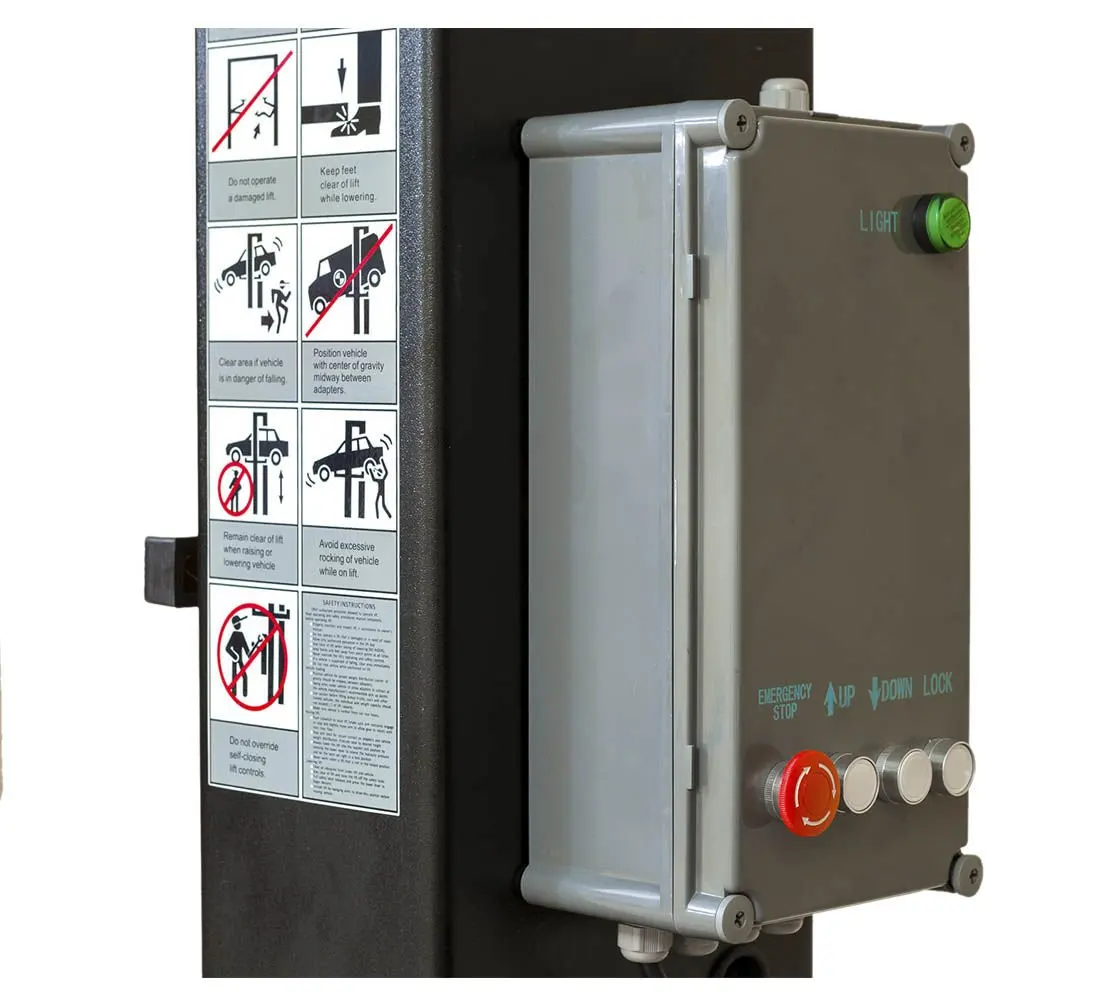 4T Automatic Two Post Electric Lock Release Hydraulic Car Lift  with CE