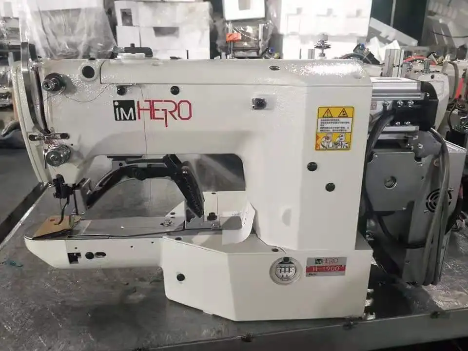 Computer Eyelet Button Holing Industrial Sewing Machine Baseball Cap Making Machine Button Holing Machine