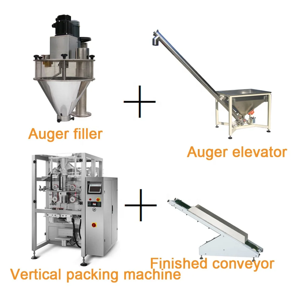 JT-520F 10-1000g instant coffee wheat flour milk powder packing machine for sale