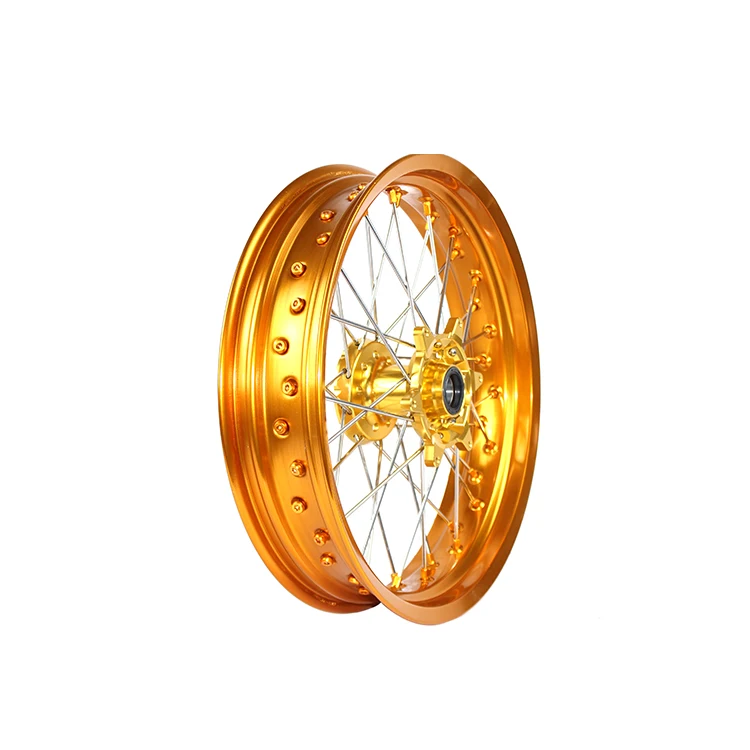 Motorcycle accessories 17 Inch spoked super motard wheels for yz450f