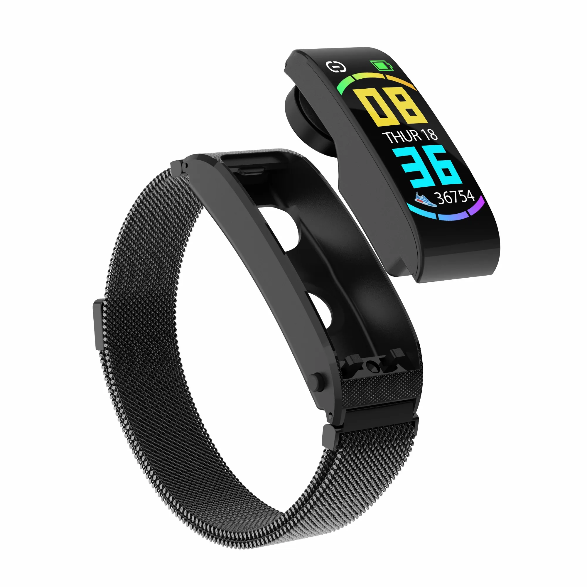 Smart Watch Continuous Heart Rate Portable Blood Pressure Monitor Sleep Monitor inte-lligent Smart Bracelet