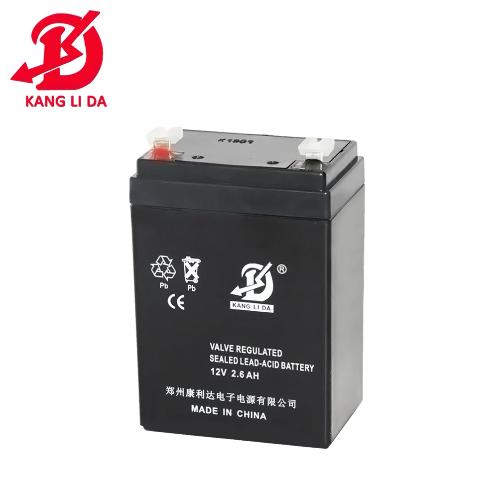 VRLA accumulator/DC 12V SLA storage battery 12V2.6AH