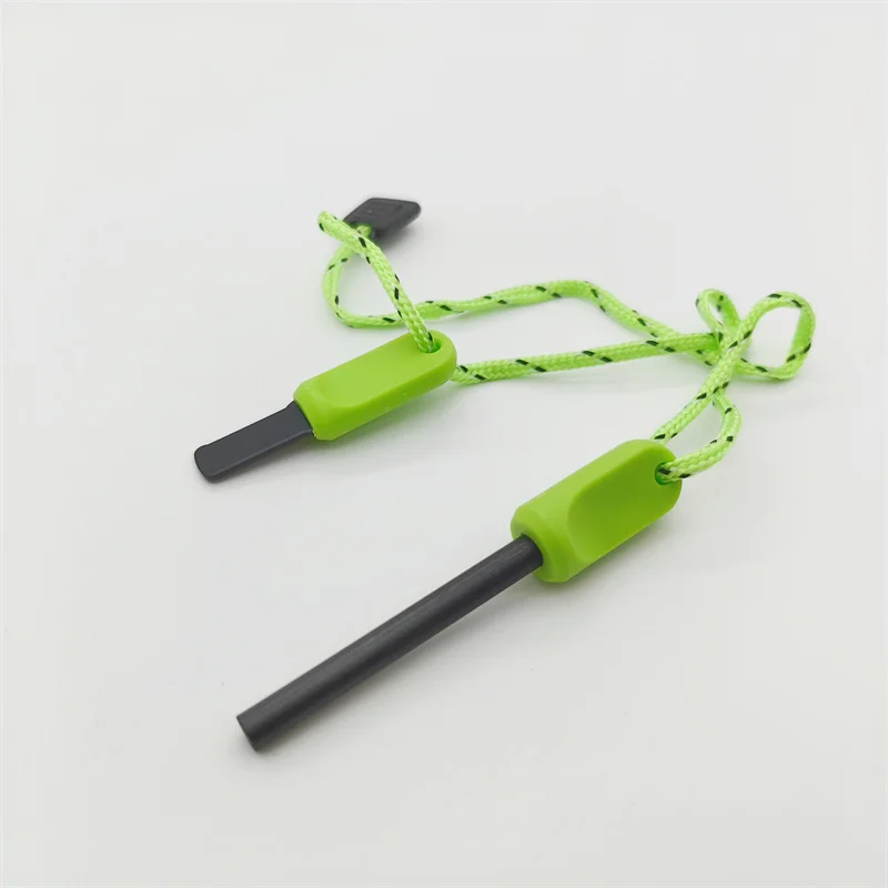 Black, blue, red, blue cheap camping fire starter camping fire steel for survival outdoor flint