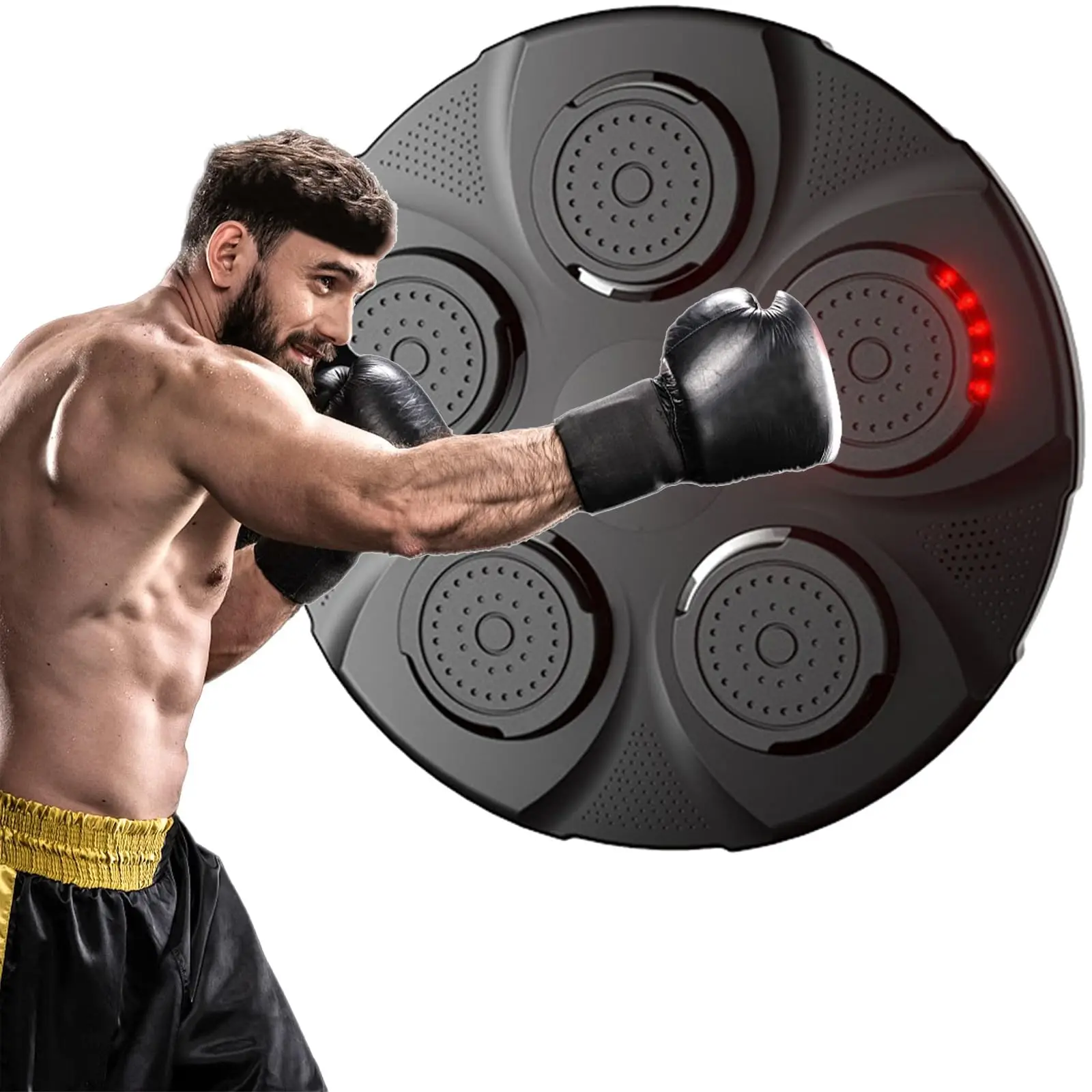 LED punching light effects boxing arcade machine bluetooth connectivity music boxing machine music electronic boxing machine