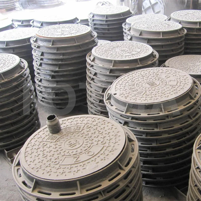 Customized Cast Iron D400 EN124 QT500-7 Electrical Manhole Frame Composite Manhole Iron Cover