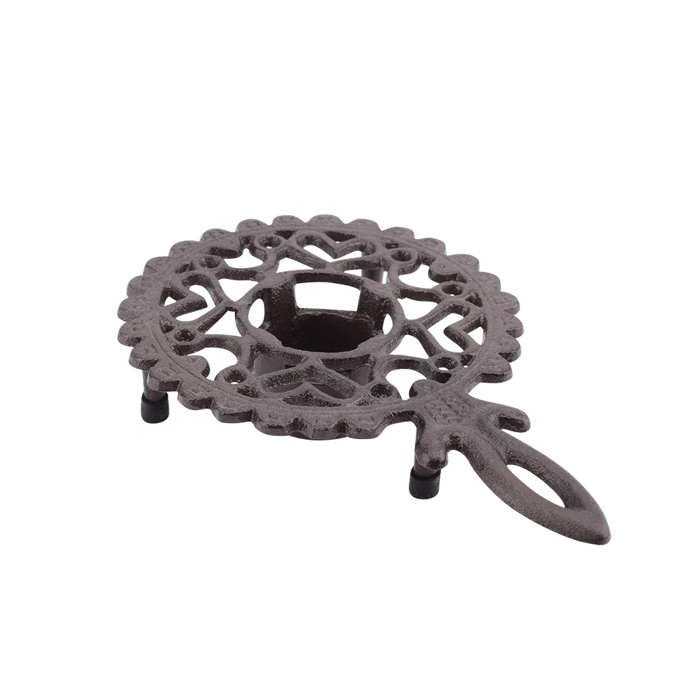 Traditional Sturdy Cast Iron Design Teapot Warmer Using Tea lights