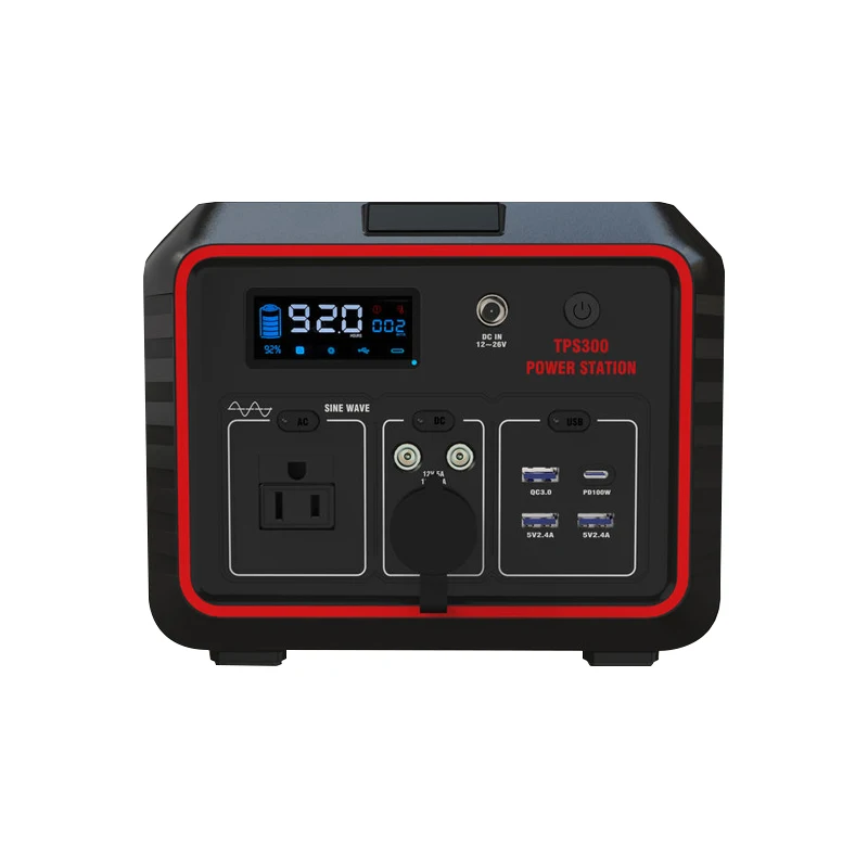 Outdoor 110v 220v camping mini portable solar power station 300w portable power station lifepo4