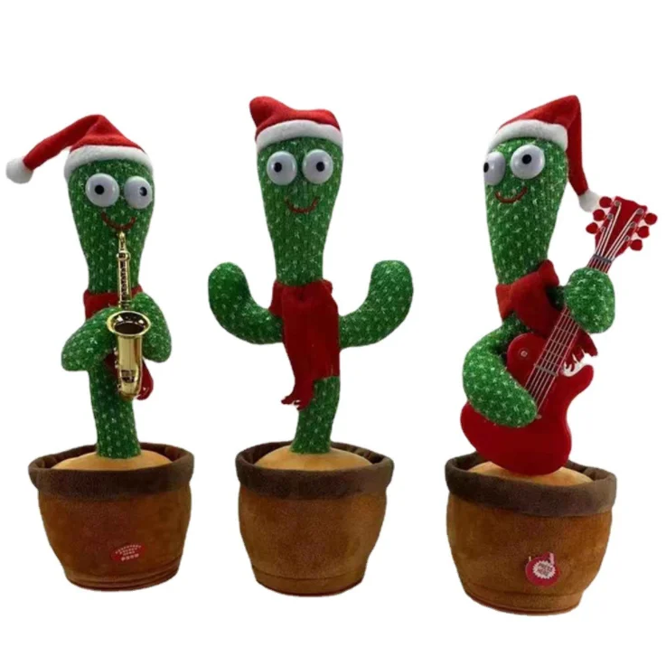 Lovely Talking Toy Dancing Cactus Doll Speak Talk Sound Record Repeat Kawaii Cactus Toys Children Kids Education Toy Gift