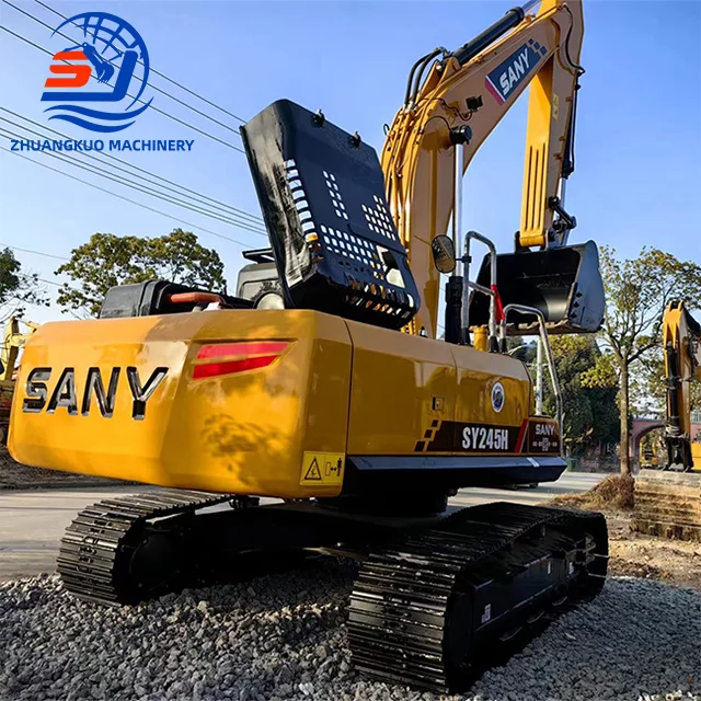 Китайский бренд подержанный экскаватор Sany Sy245h Sany245h Sy235h Sy55c-9 Sy55 гусеничный среднего размера