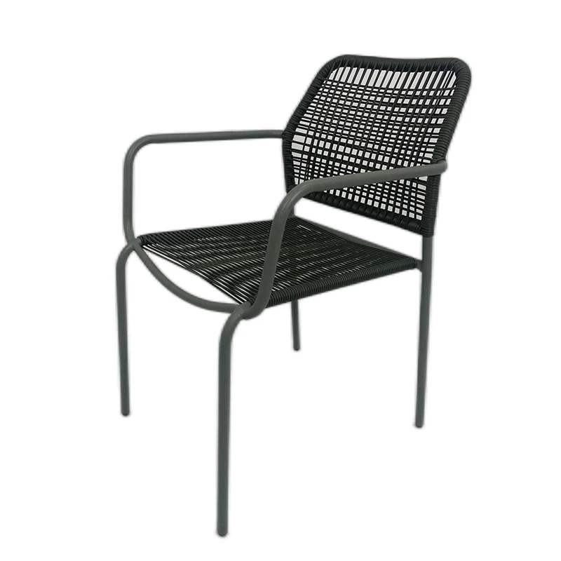 Заводская распродажа, новый дизайн, уличная мебель для досуга, садовая мебель, подлокотник, алюминиевый стул из ротанга