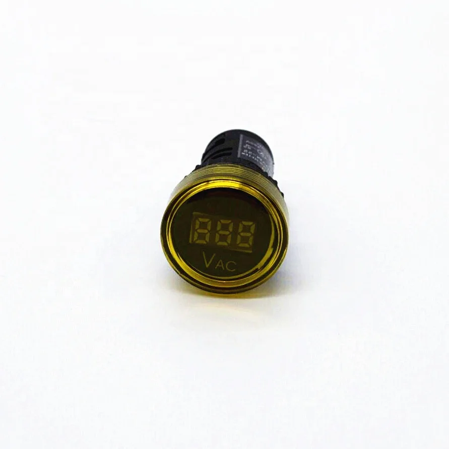 
Wenzhou supply red black white green voltage meter dial indicator light 