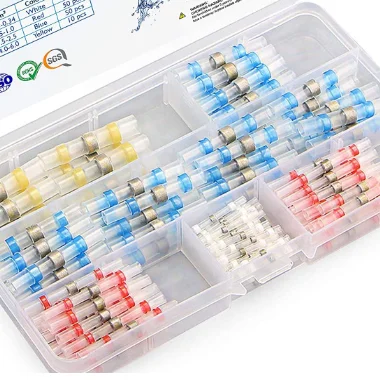 heat shrinkable sloder tin sleeve connector heat shrink connector