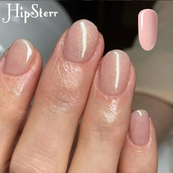 Hipsterr UV Gel Wholesale  Hot Sell Item 2 Step Gel High Pigment Fast Dry Nude Rubber Base Coat Free Sample