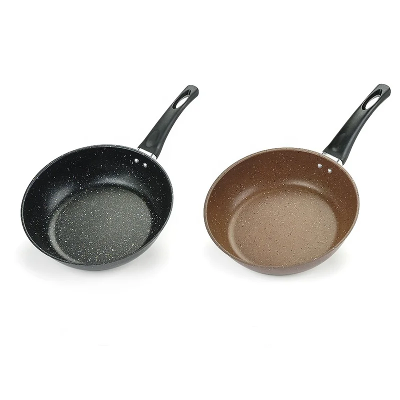 Best-Selling Household Maifan Stone Non Stick Frying Pan Cooking Pan Deep Frying Pan