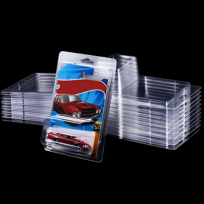 Carritos Hot Wheels Display Cases Plastic Box Protector Hot Wheels  Premium Car Mainline Box Protector