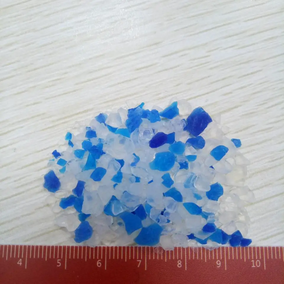 China Factory easy coop low price Supply Silica Gel Sand Filler Clean Blue Crystal Silicone Cat Litter sand