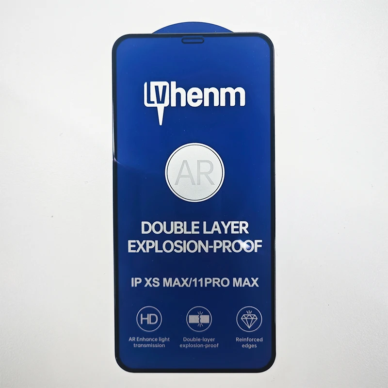 HEYBINGO AR explosion-proof double layer HD screen protector film tempered glass for iphone 13 14 pro max Protetor de tela