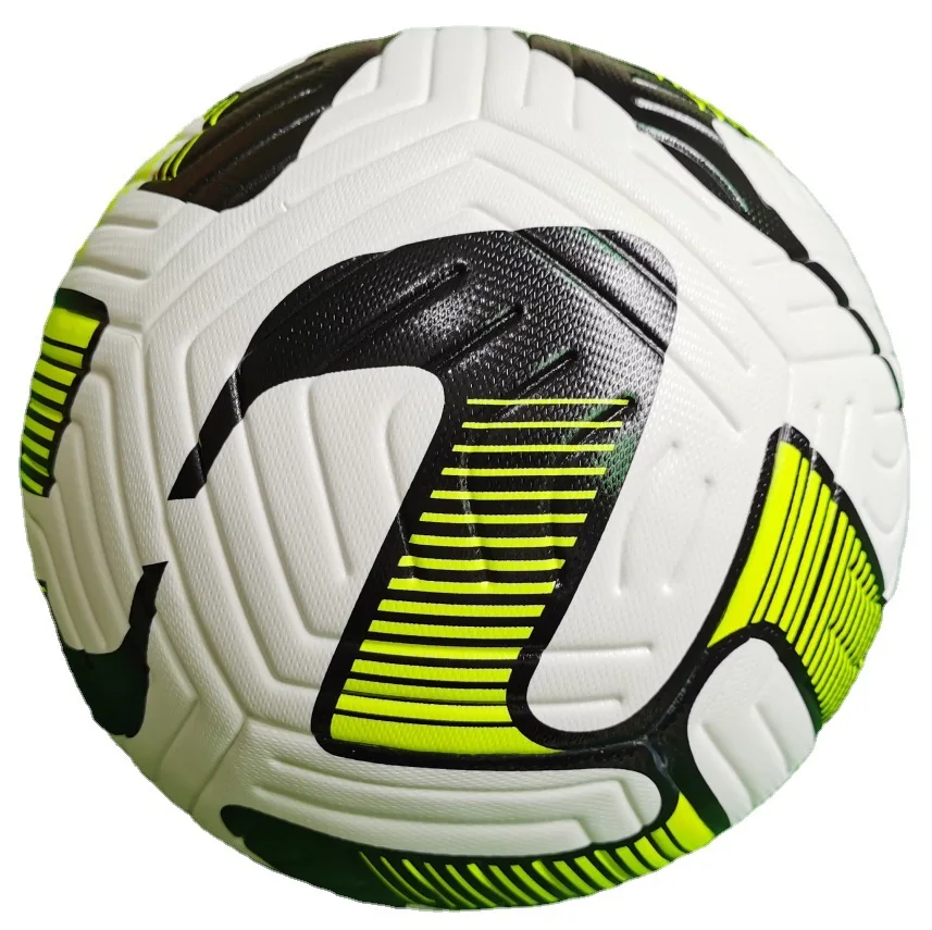 Custom Pu Leather Official Match Training Thermo Thermal Bonded Size 5 Soccer Ball   Training Football
